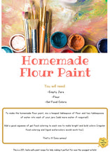 Load image into Gallery viewer, Michelangelo Homemade Flour Paint Activity