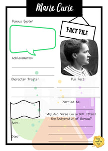 Marie Curie Fact File