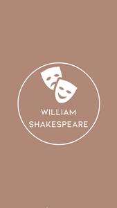 William Shakespeare Letter - Playwright