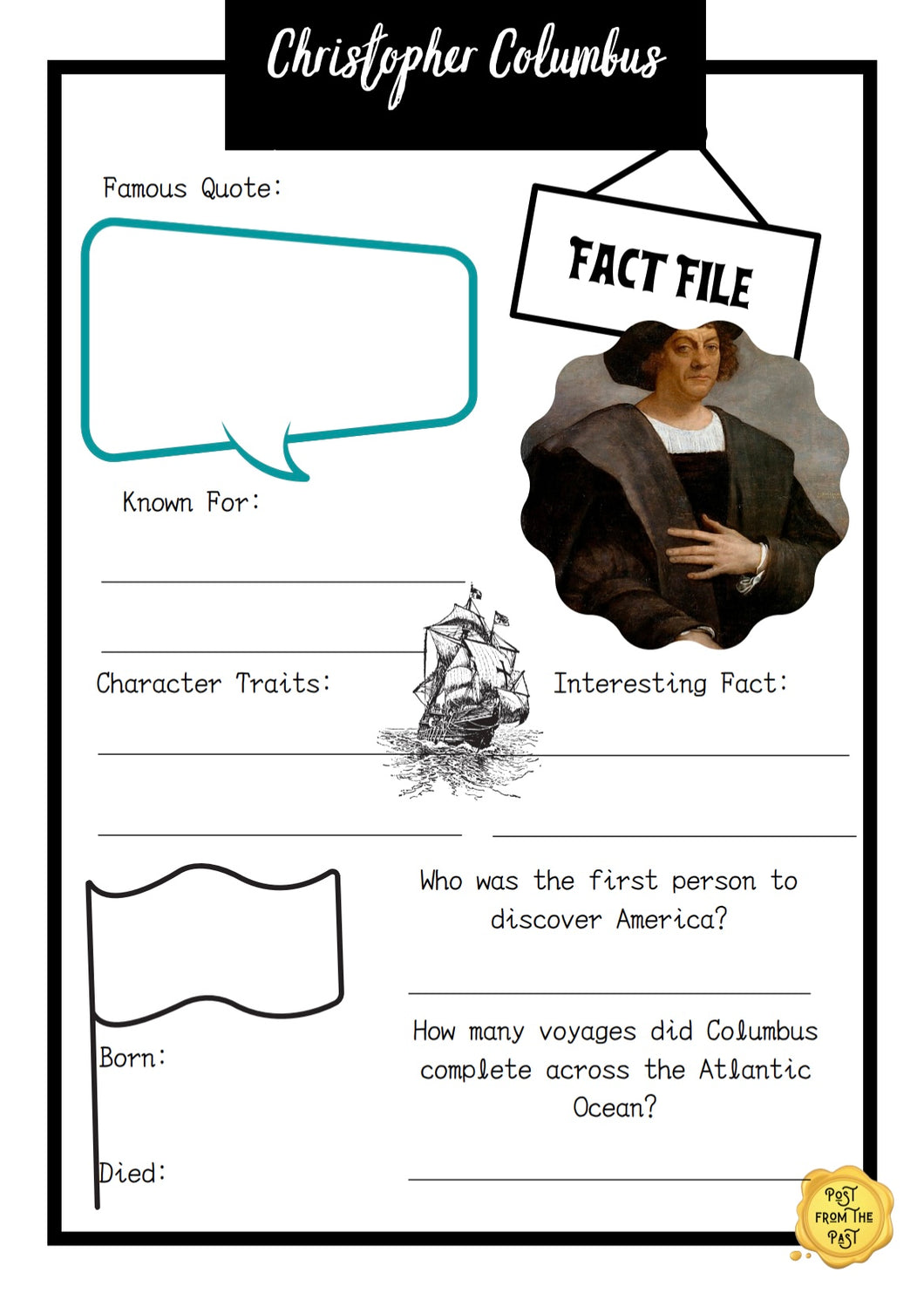 Christopher Columbus Fact File