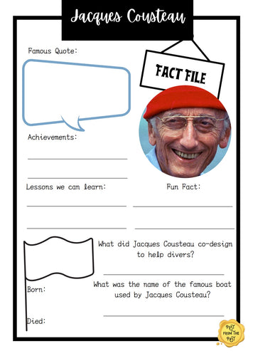 Jacques Cousteau Fact File