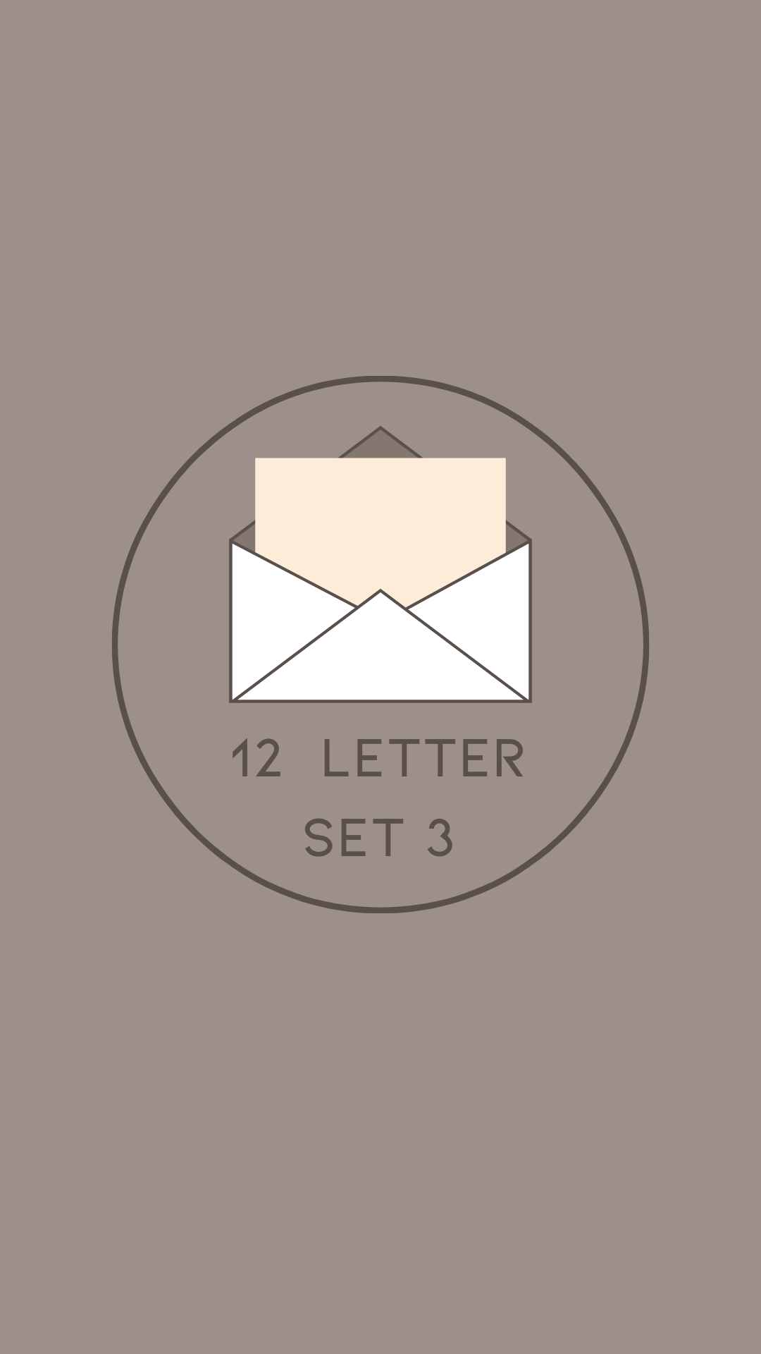 12 Letter Set 3