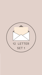 12 Letter Set 1
