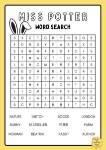 Beatrix Potter Word Search